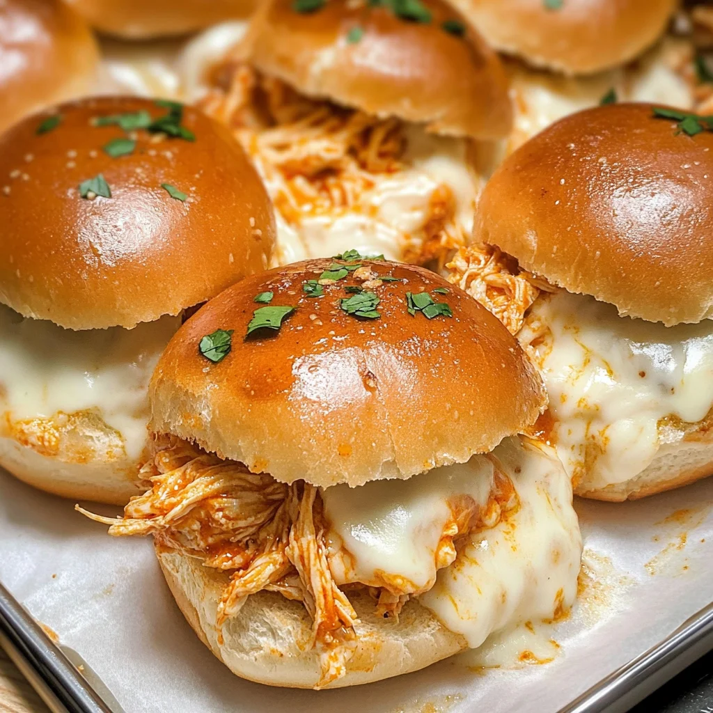 Spicy Buffalo Chicken Sliders