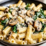 Spinach Mushroom Pasta