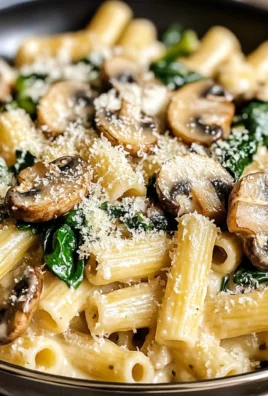 Spinach Mushroom Pasta