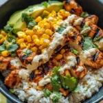 Street Corn Chicken Rice Bowl Recipe