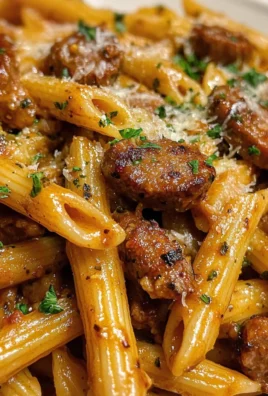 Sweet Smoky BBQ Garlic Butter Sausage Penne