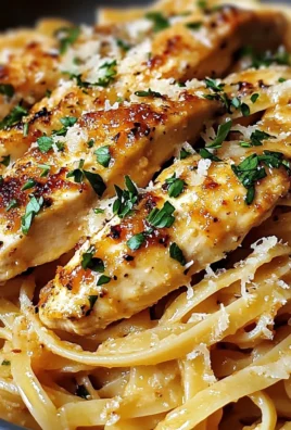 Sweet & Spicy Garlic Parmesan Chicken Linguine
