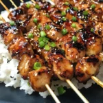 Teriyaki Chicken Skewers