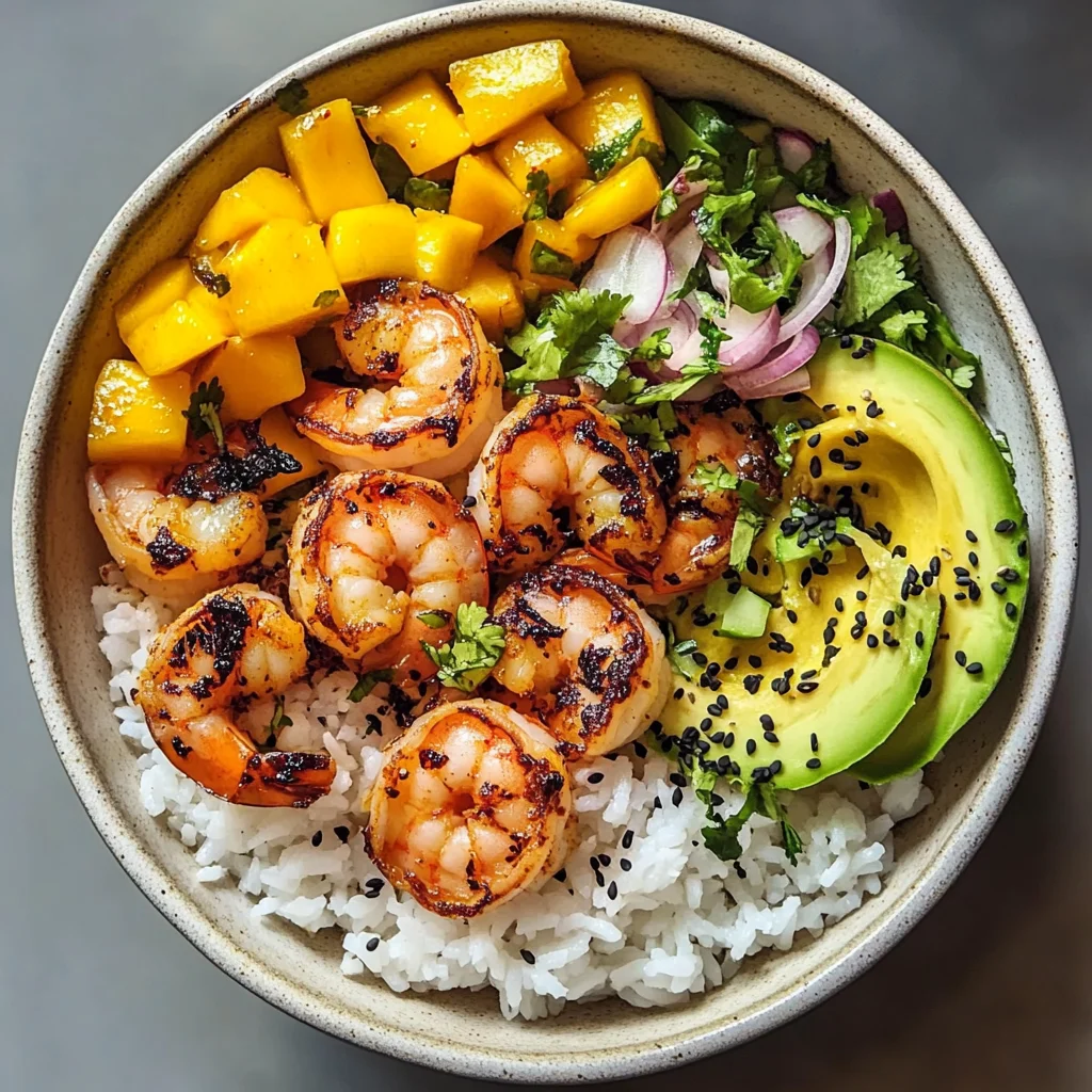 The Ultimate Charred Shrimp and Avocado Bowl