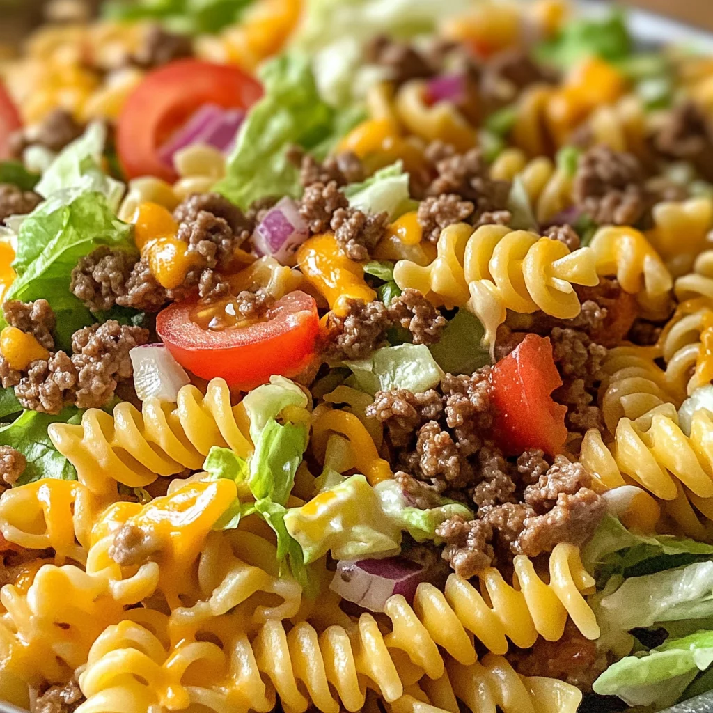 Big Mac Pasta Salad