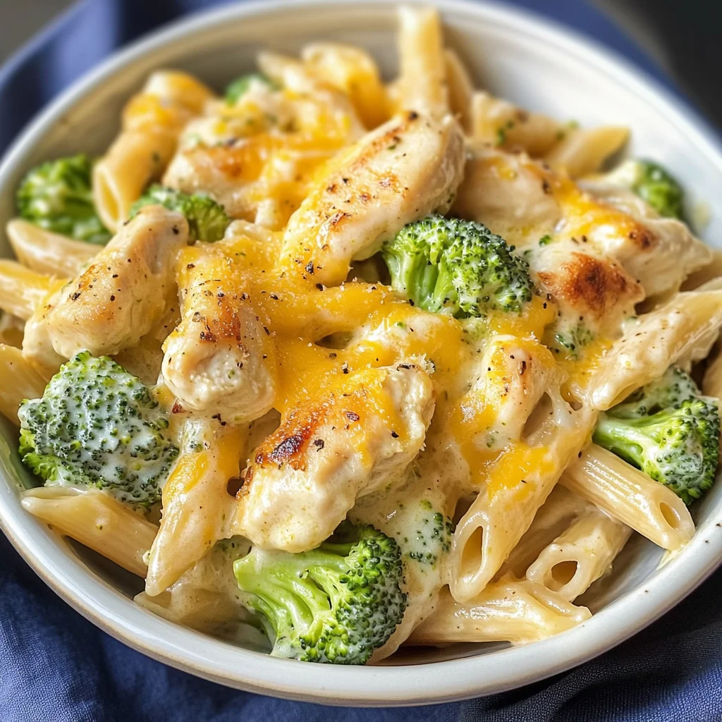Cheddar Chicken Broccoli Pasta