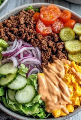 Cheeseburger Bowls