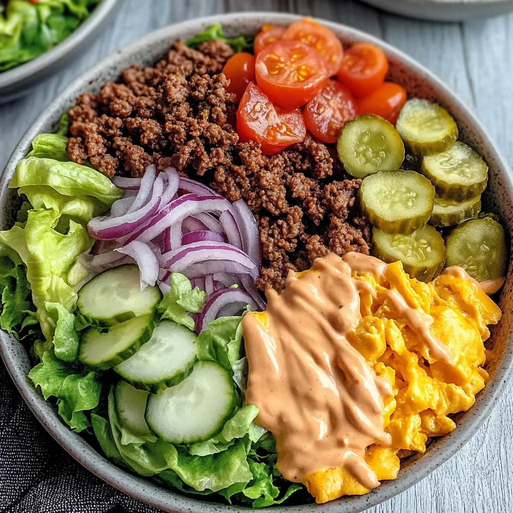 Cheeseburger Bowls