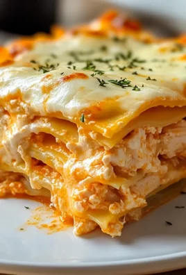 Cheesy Buffalo Ranch Chicken Lasagna