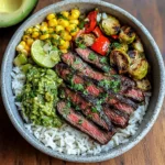 Cilantro Lime Steak Bowls
