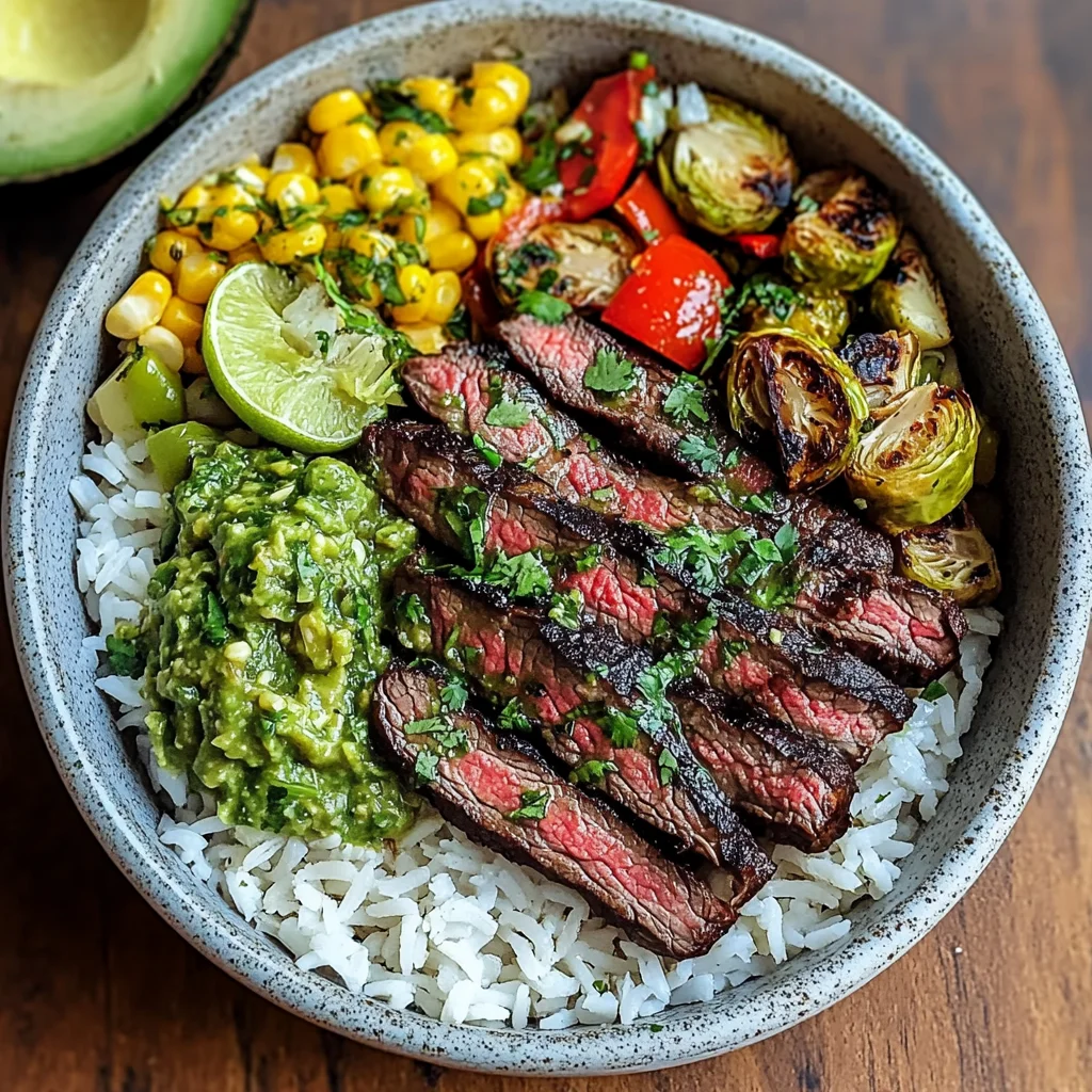 Cilantro Lime Steak Bowls