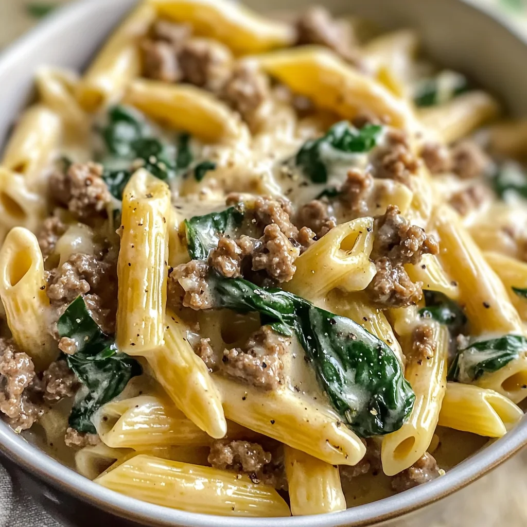 Comforting Crockpot Ground Beef Pasta