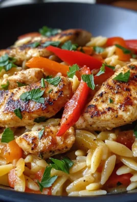 Creamy Cajun Garlic Butter Chicken Orzo
