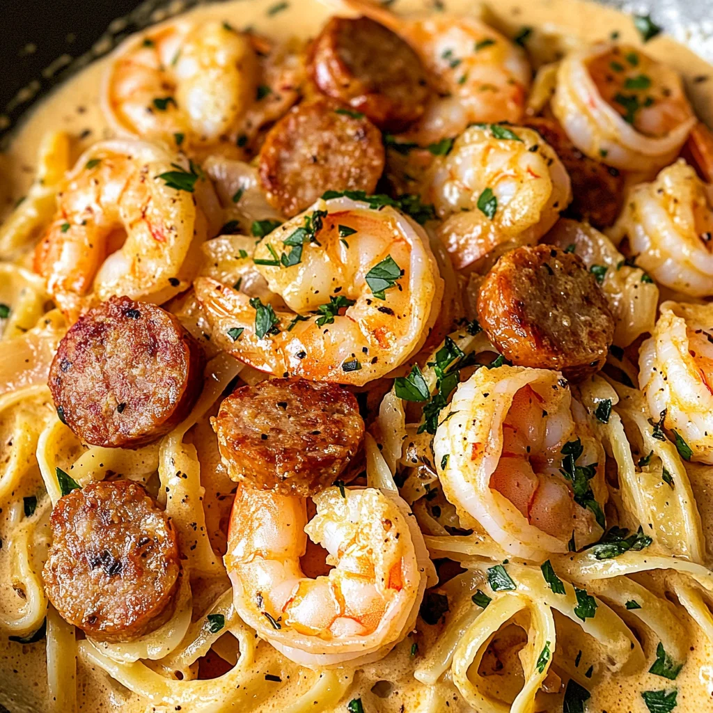 Creamy Cajun Shrimp Pasta