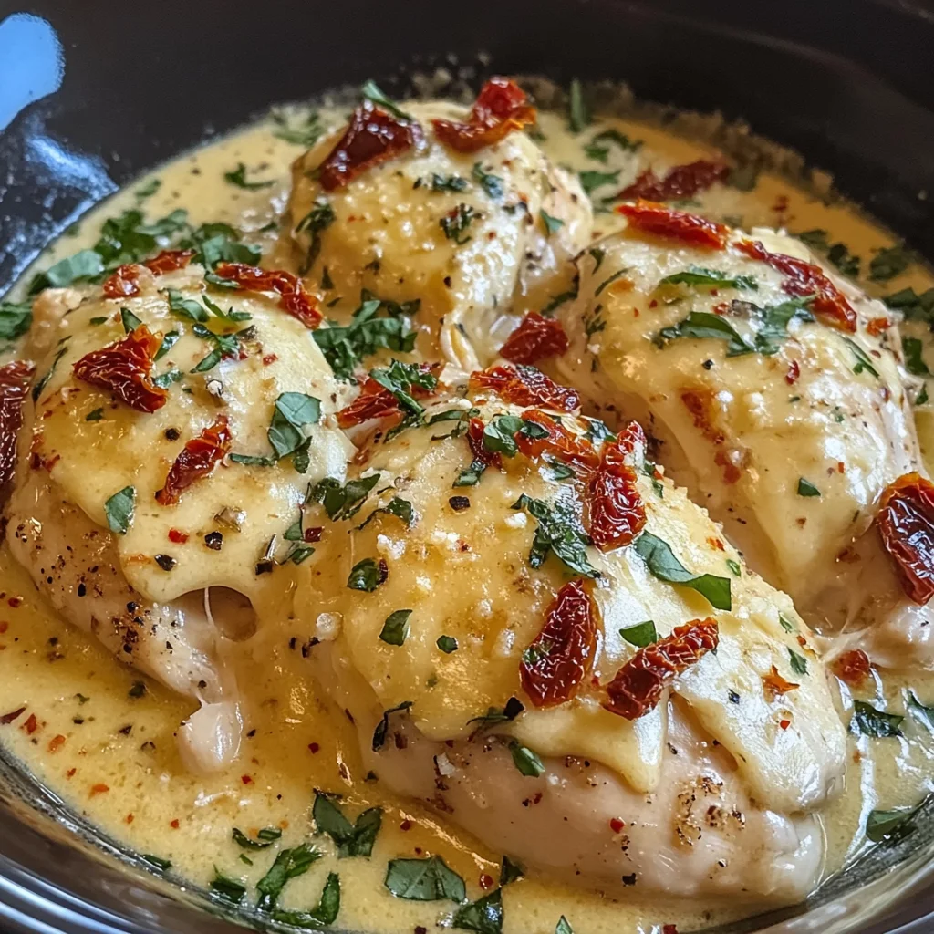 Creamy Crockpot Marry Me Chicken Recipe Easy Homemade Parmesan Sauce