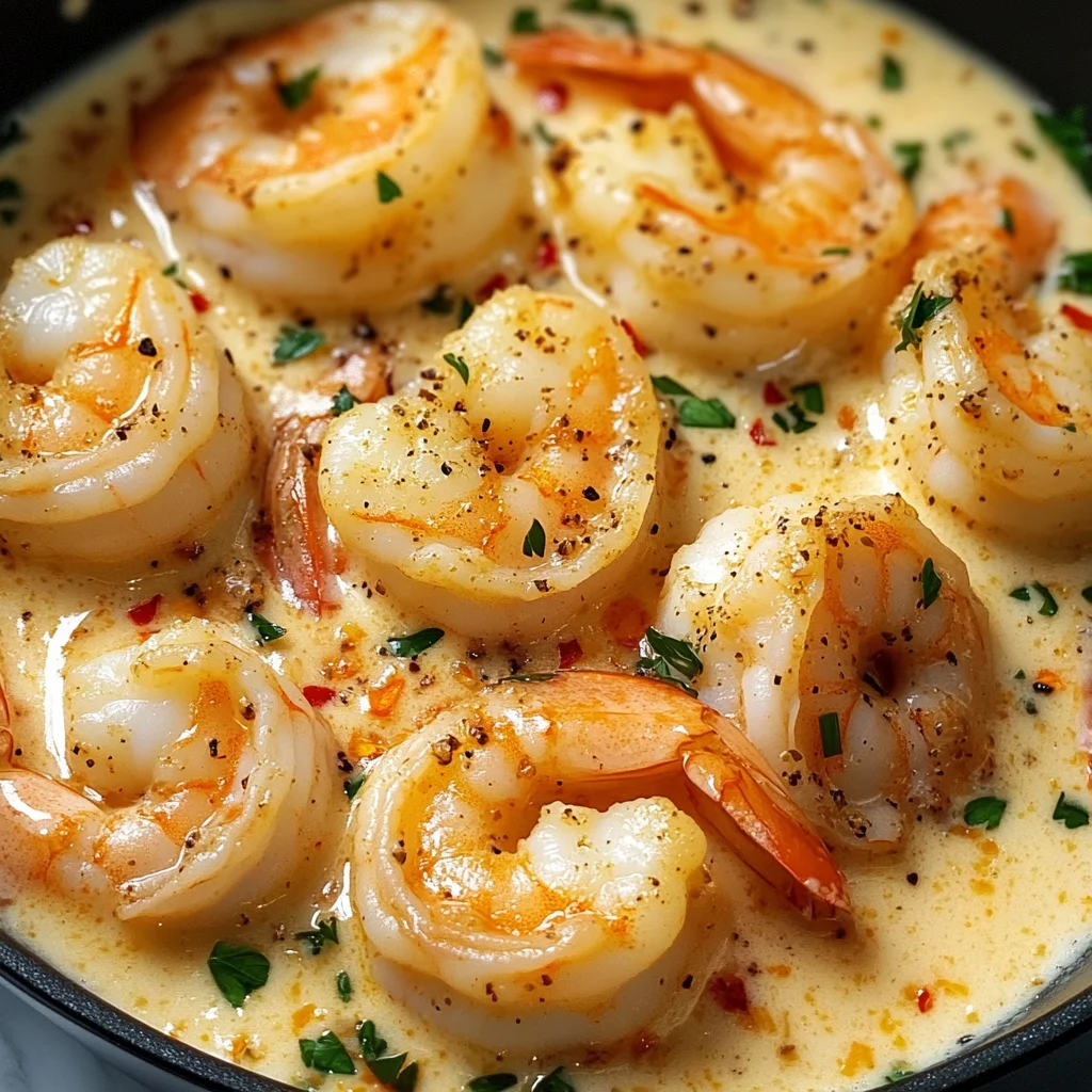 Creamy Garlic Shrimp Recipe