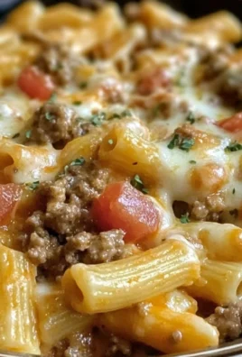 Creamy Rotel Pasta with Ground Beef