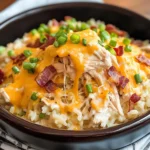 Crockpot Crack Chicken and Rice