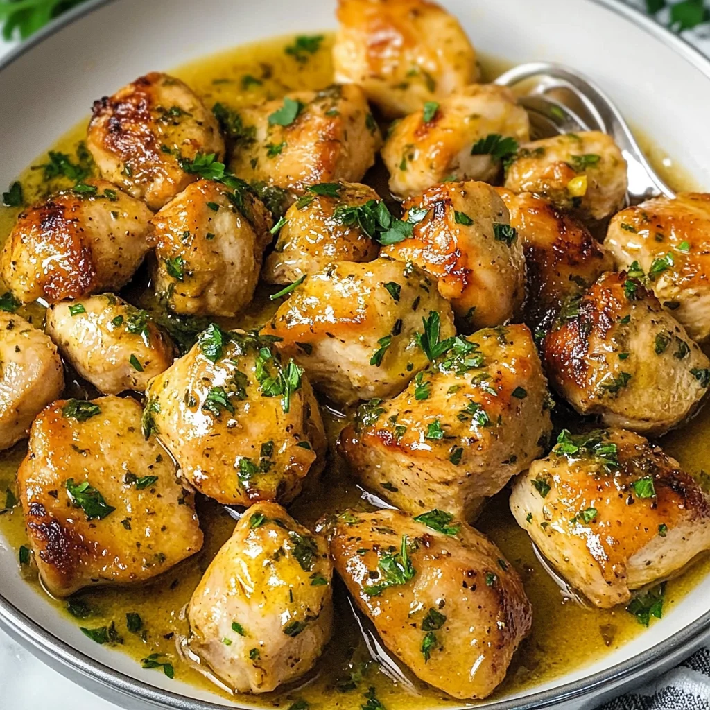 Garlic Butter Chicken Bites
