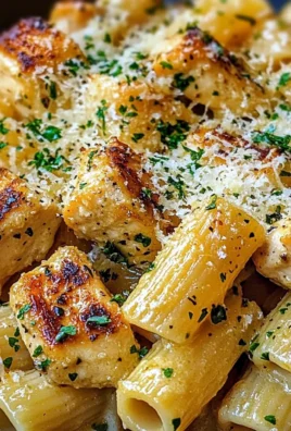 Garlic Butter Chicken with Rigatoni and Parmesan