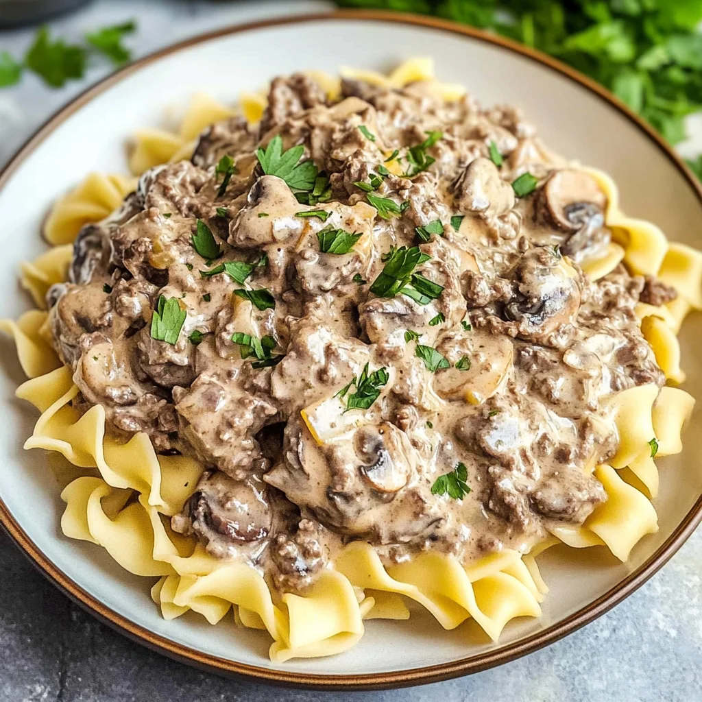 Hamburger Stroganoff