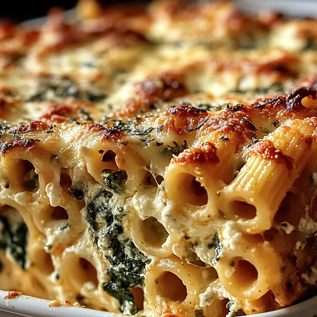 Indulgent Spinach Ricotta Pasta Bake Ready in 30 Minutes!