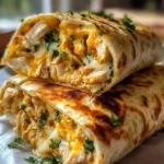 Irresistible Cheesy Garlic Chicken Wraps You'll Love!