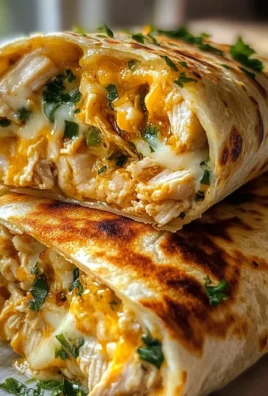 Irresistible Cheesy Garlic Chicken Wraps You'll Love!