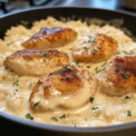 Irresistibly Creamy Smothered Chicken and Rice Recipe Tonight