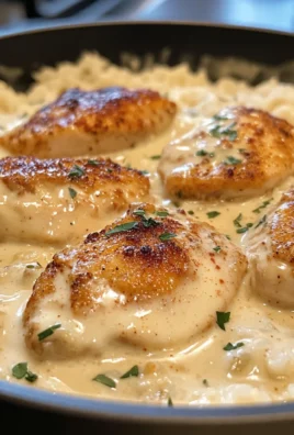 Irresistibly Creamy Smothered Chicken and Rice Recipe Tonight