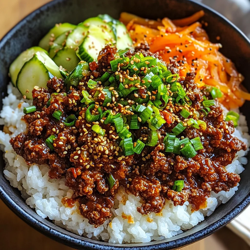 Korean Ground Beef Bowl (25-Minutes)