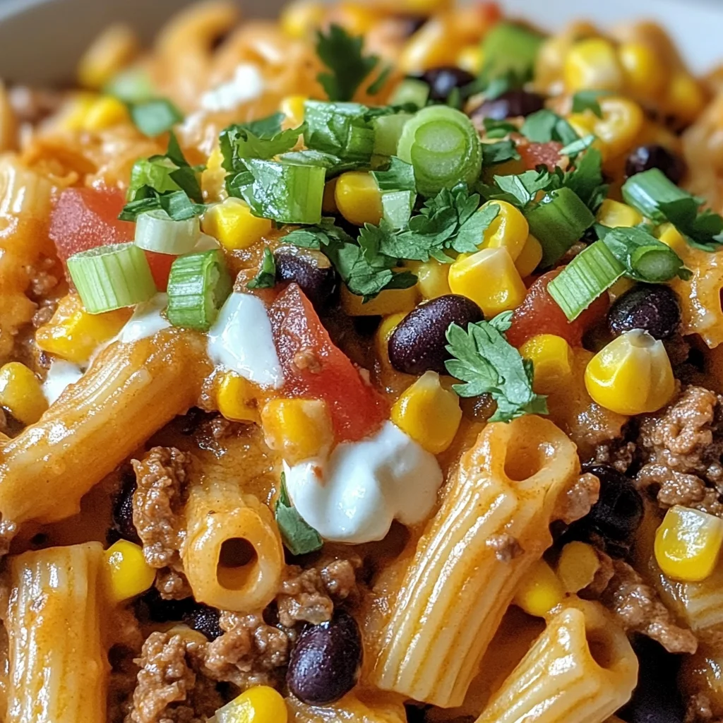 Loaded Taco Pasta Bake