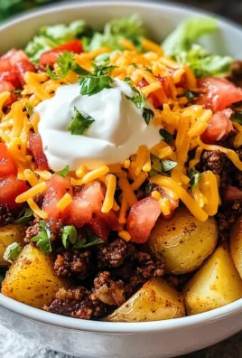 Loaded Taco Potato Bowls: The Ultimate Crispy & Cheesy Comfort Dinner
