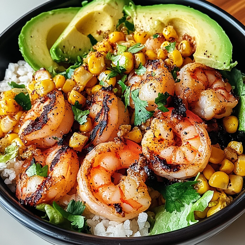 Mexican Street Corn Shrimp Bowls