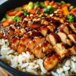 One-Pan Bold Honey BBQ Chicken Rice