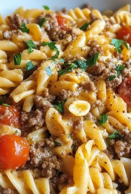 One-Pot Creamy Beef and Garlic Butter Pasta