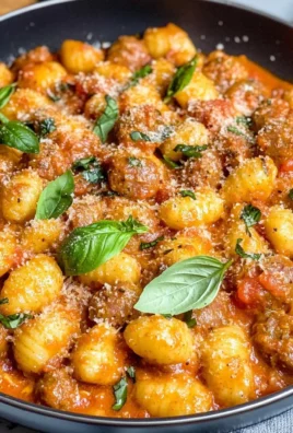 One Pan Italian Sausage Gnocchi