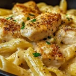 One Pot Garlic Parmesan Chicken Pasta