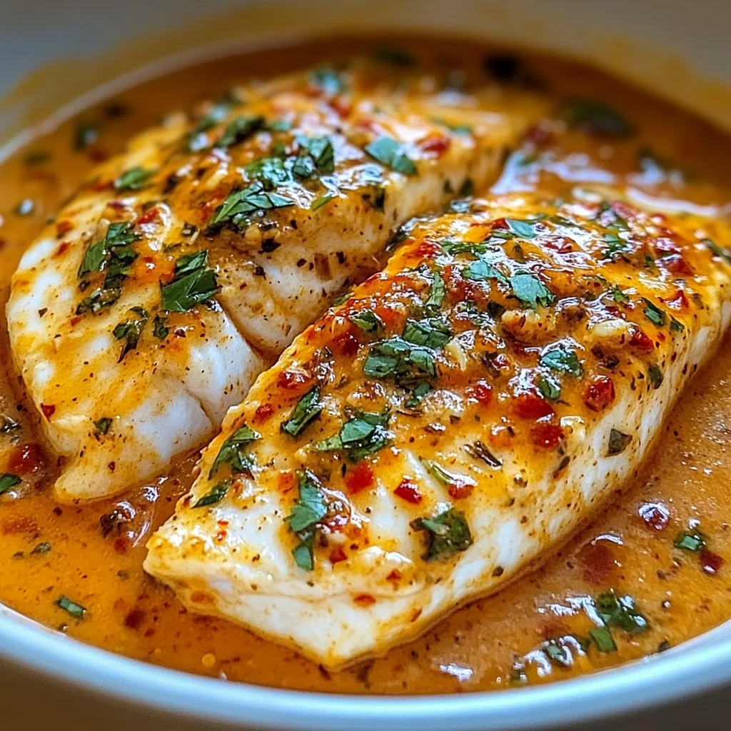 Savory Tilapia in Roasted Pepper Sauce for Easy Weeknight Dinners