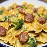 Smoked Sausage Cheddar Pasta