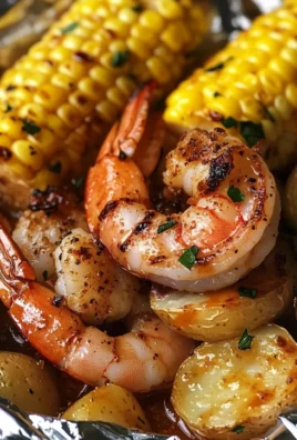 Spicy Grilled Shrimp in Foil - moanaskitchen