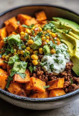 Summer Street Corn & Beef Bowls with Sweet Potatoes!