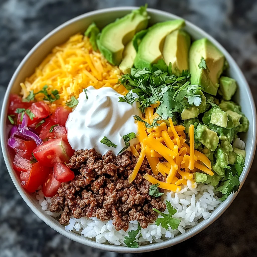 Taco Rice Bowl: Easy, Healthy & Flavorful!