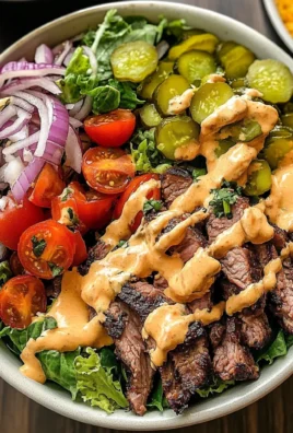 Ultimate Loaded Burger Bowl with Creamy Special Sauce Recipe