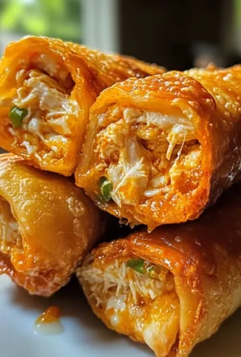 Air Fryer Buffalo Chicken Egg Rolls