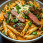 Bold Pepper Jack Buffalo Steak Pasta