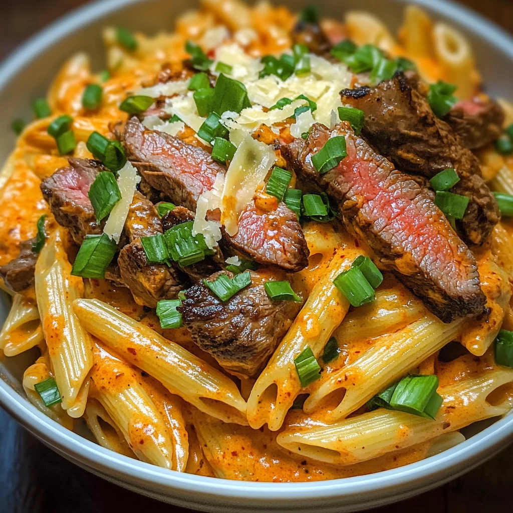 Bold Pepper Jack Buffalo Steak Pasta