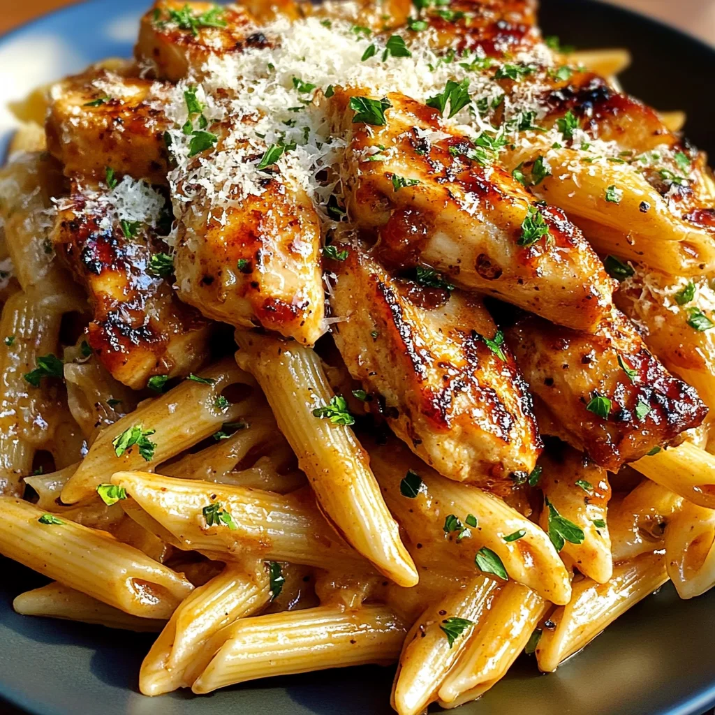 Bold Smoky BBQ Garlic Butter Chicken Pasta