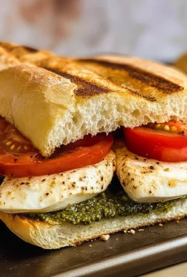 Chicken Pesto Caprese Sandwich