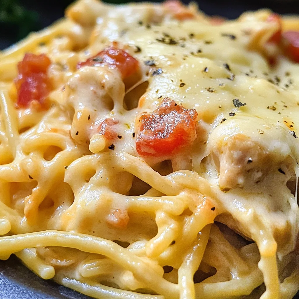 Chicken Spaghetti With Rotel